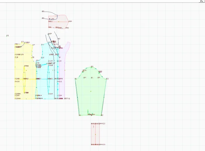 Program screenshot digital sewing pattern 5060