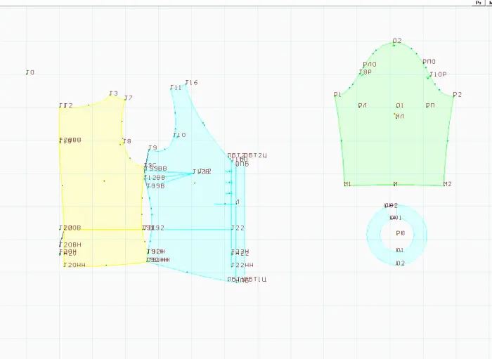 Program screenshot digital sewing pattern 5064