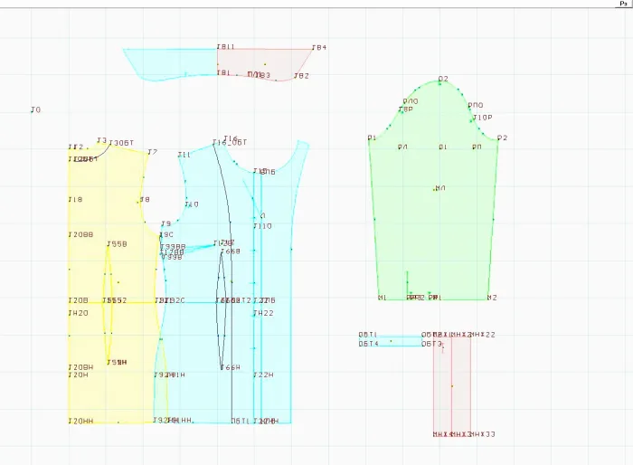 Program screenshot digital sewing pattern 5081