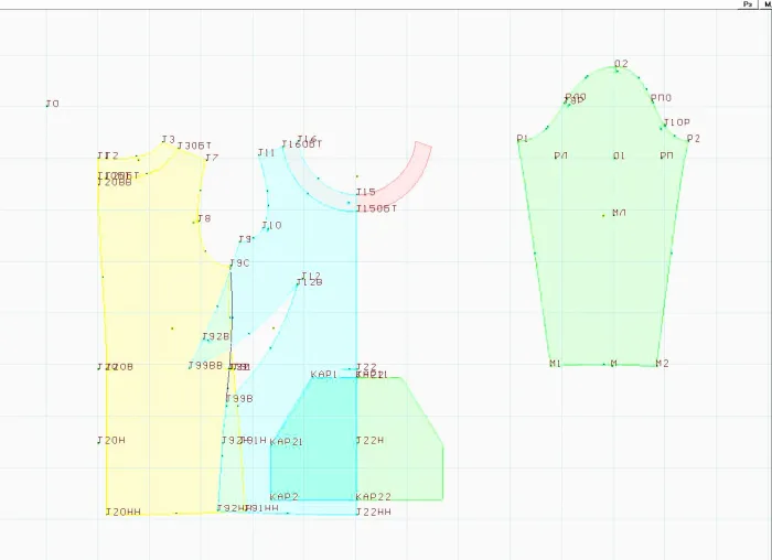 Program screenshot digital sewing pattern 5118