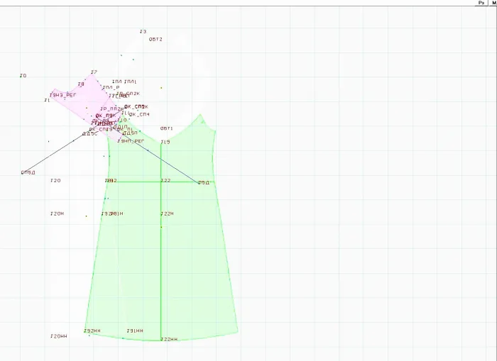 Program screenshot digital sewing pattern 5144