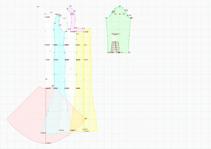 Program screenshot digital sewing pattern 5198