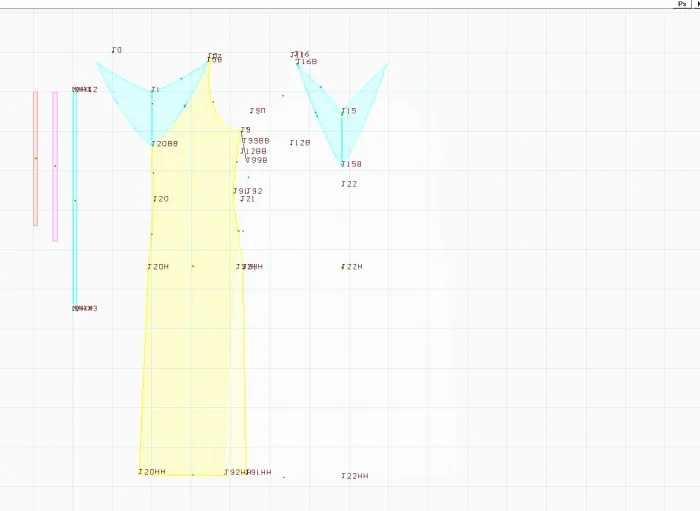 Program screenshot digital sewing pattern 5200