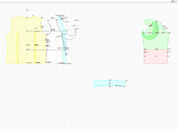 Program screenshot digital sewing pattern 5287