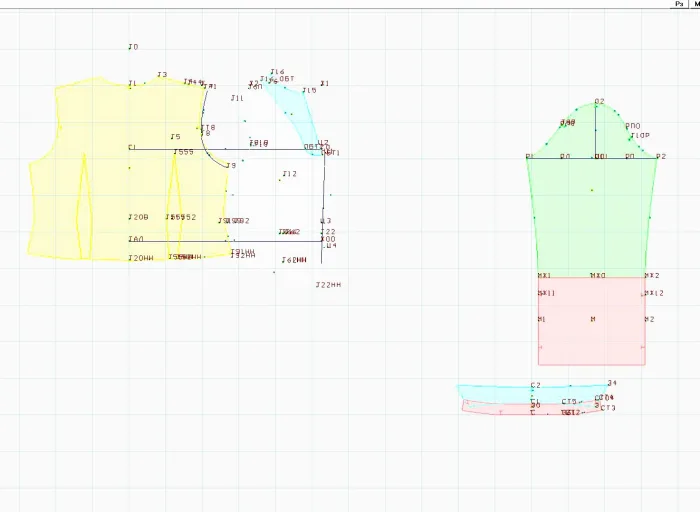 Program screenshot digital sewing pattern 5298