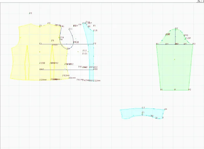 Program screenshot digital sewing pattern 5299