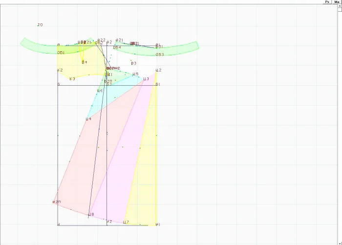 Program screenshot digital sewing pattern 5323