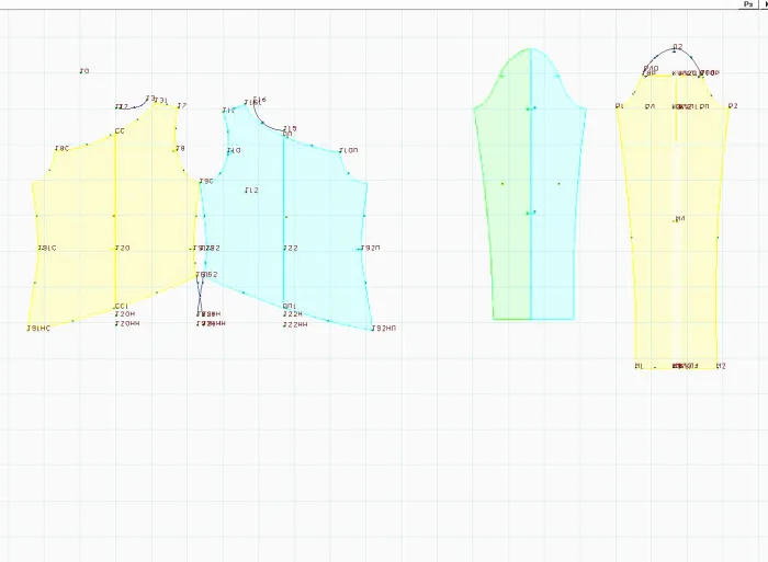 Program screenshot digital sewing pattern 5330