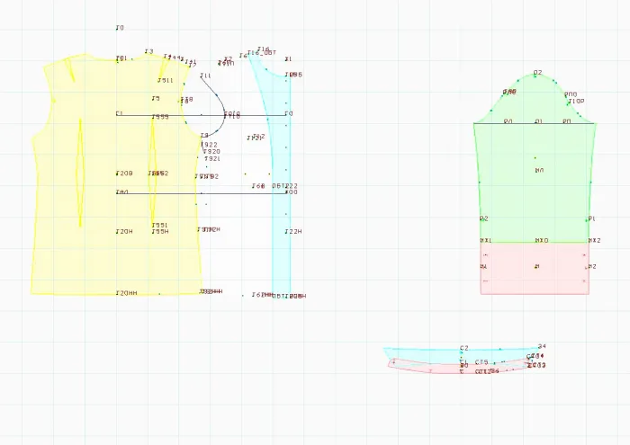 Program screenshot digital sewing pattern 5495