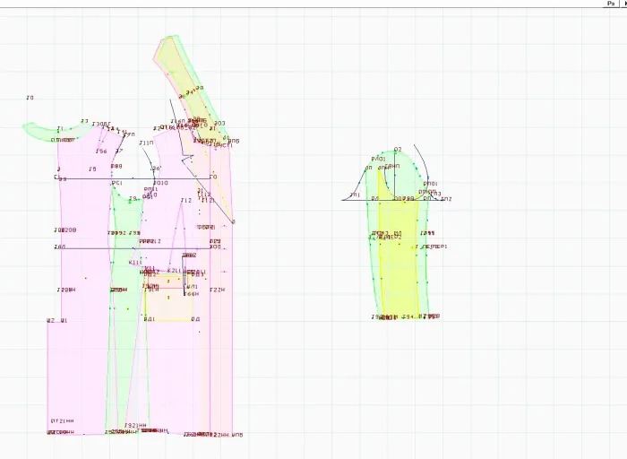 Program screenshot digital sewing pattern 5511