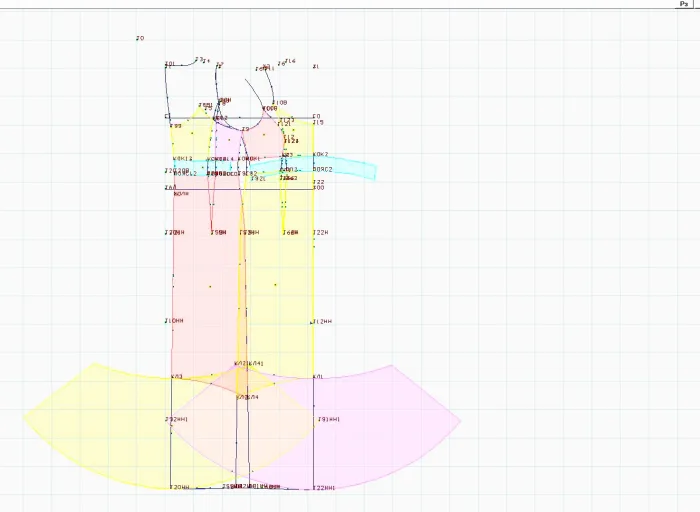 Program screenshot digital sewing pattern 5520