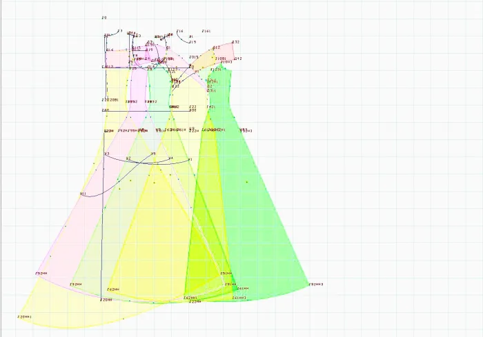 Program screenshot digital sewing pattern 5530