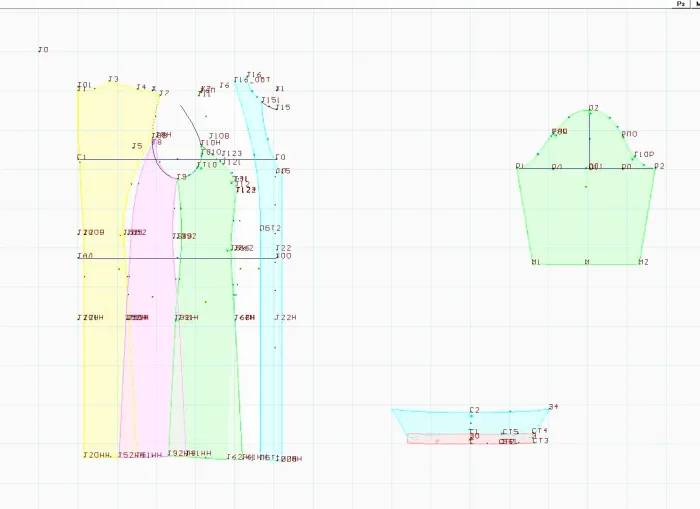 Program screenshot digital sewing pattern 5558