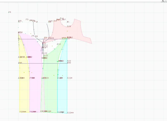 Program screenshot digital sewing pattern 5560