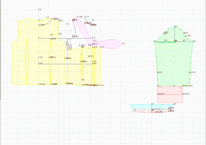 Program screenshot digital sewing pattern 5616