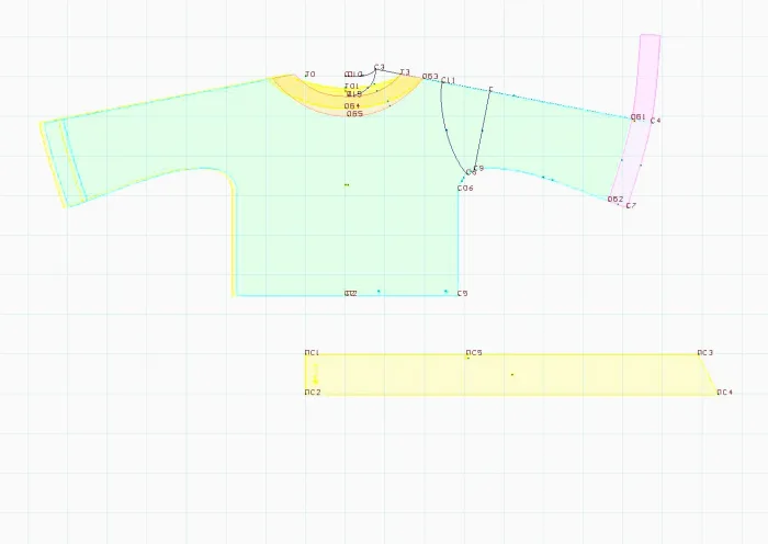 Program screenshot digital sewing pattern 5688