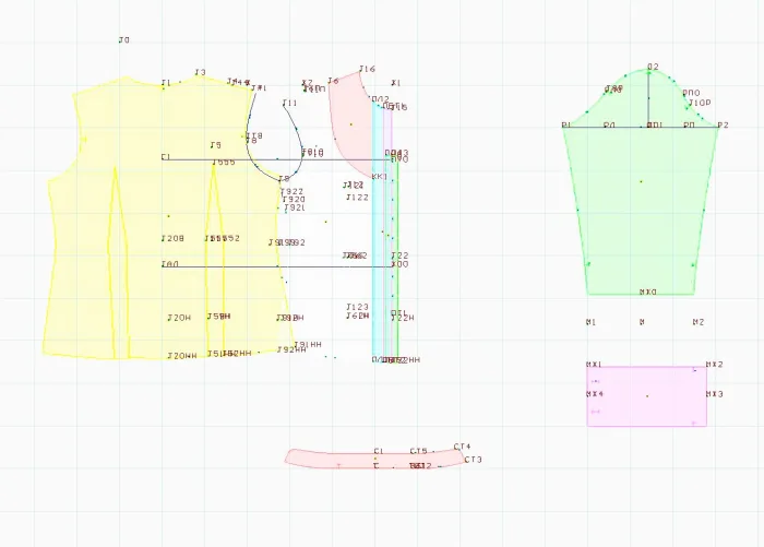 Program screenshot digital sewing pattern 5753