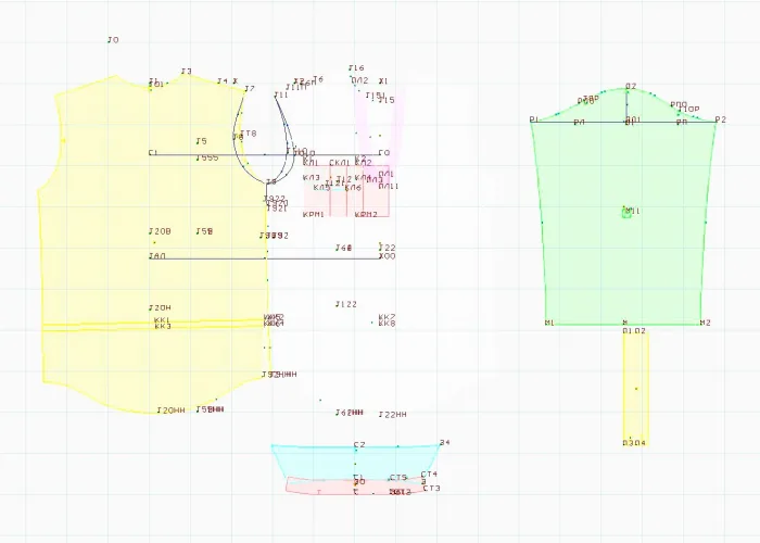 Program screenshot digital sewing pattern 5763