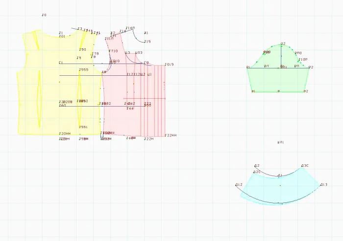 Program screenshot digital sewing pattern 5764