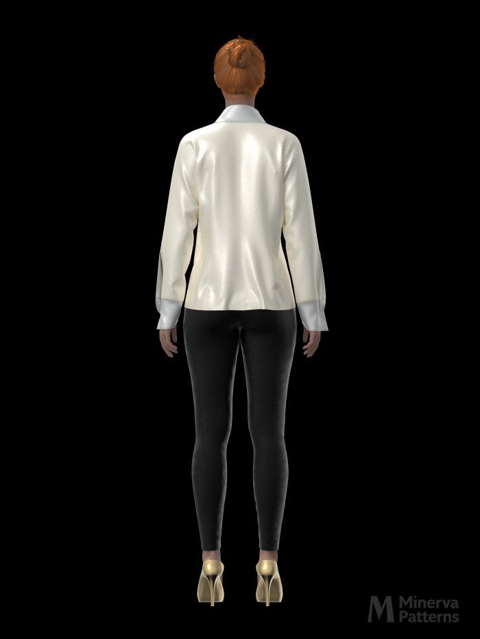 DXF AAMA Digital Pattern 2761 by Minerva Patterns visualized in Clo3d