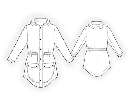 Digital pattern 2110 technical sketch