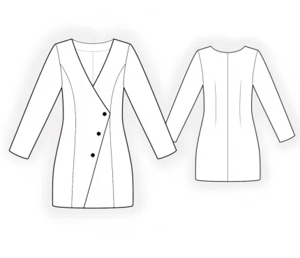 Digital pattern 2197 technical sketch