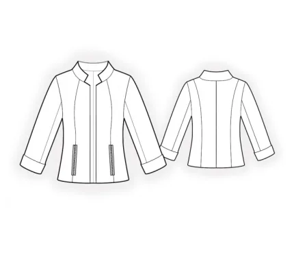 Digital pattern 2248 technical sketch