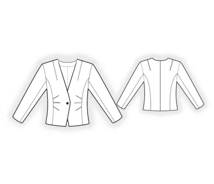 Digital pattern 2254 technical sketch