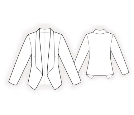 Digital pattern 2296 technical sketch