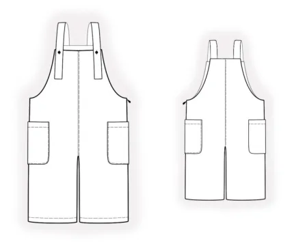 Digital pattern 2312 technical sketch