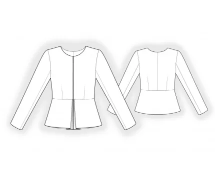 Digital pattern 2400 technical sketch