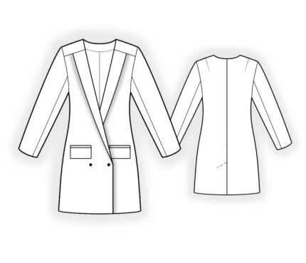 Digital pattern 2498 technical sketch