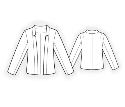 Digital pattern 2507 technical sketch
