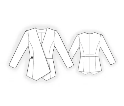 Digital pattern 2568 technical sketch