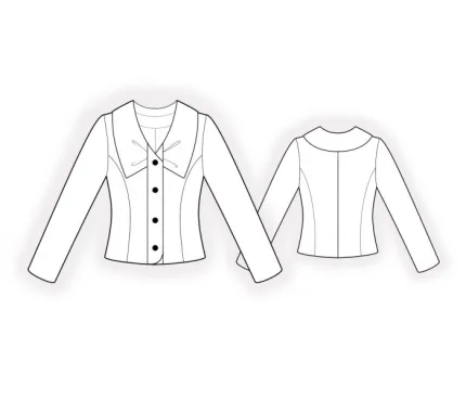 Digital pattern 2601 technical sketch