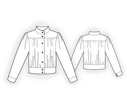 Digital pattern 2616 technical sketch