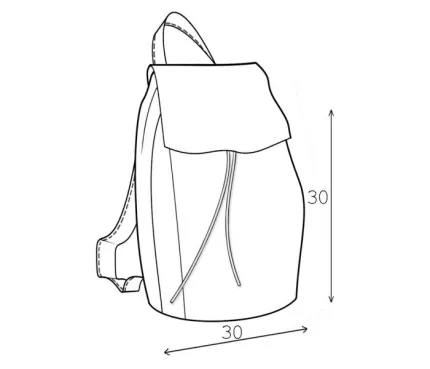 Digital pattern 3013 technical sketch