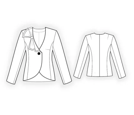 Digital pattern 4082 technical sketch