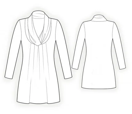 Digital pattern 4093 technical sketch