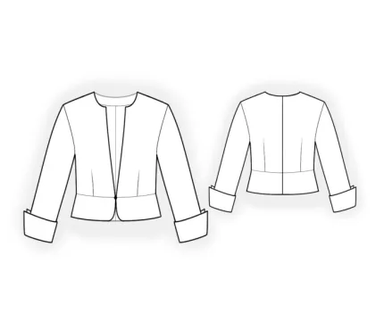 Digital pattern 4108 technical sketch