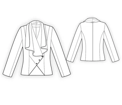Digital pattern 4113 technical sketch
