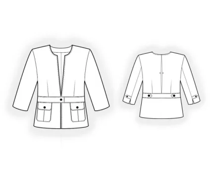 Digital pattern 4143 technical sketch