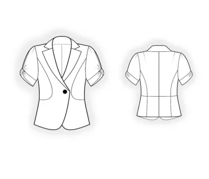 Digital pattern 4152 technical sketch