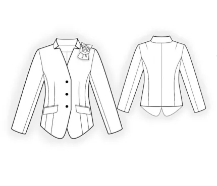 Digital pattern 4171 technical sketch