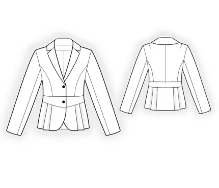 Digital pattern 4183 technical sketch