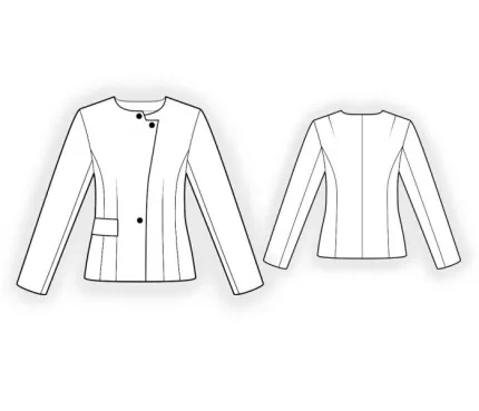 Digital pattern 4187 technical sketch