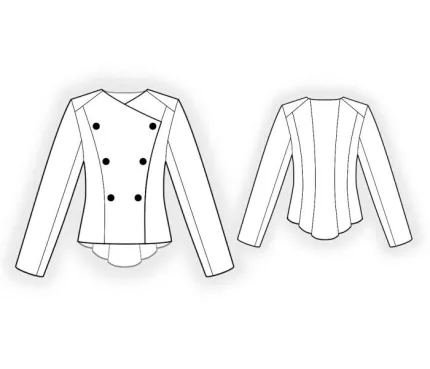 Digital pattern 4190 technical sketch