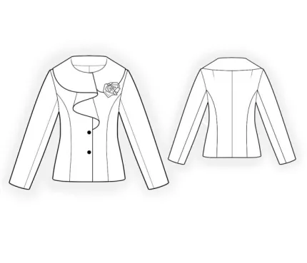 Digital pattern 4201 technical sketch