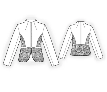 Digital pattern 4203 technical sketch