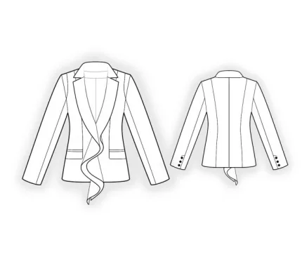 Digital pattern 4210 technical sketch
